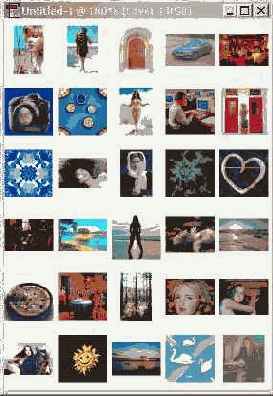 Лист с миниатюрами